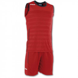 Kosárlabda mez szett Joma Space II ujjatlan piros Kosárlabda mezek Joma