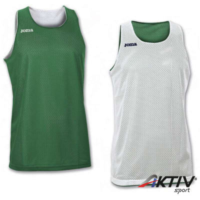 Kosárlabda mez felső Joma Aro ujjatlan zöld-fehér  XXL-XXXL