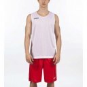 Kosárlabda mez felső Joma Aro ujjatlan piros-fehér  XXL-XXXL