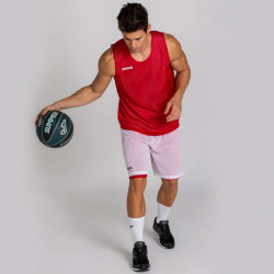 Kosárlabda mez felső Joma Aro ujjatlan piros-fehér  XXL-XXXL