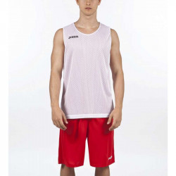Kosárlabda mez felső Joma Aro ujjatlan piros-fehér  XXL-XXXL