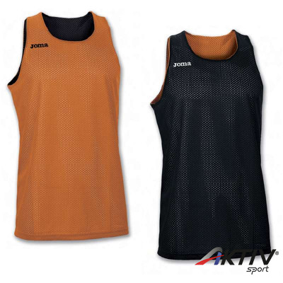 Kosárlabda mez felső Joma Aro ujjatlan narancssárga-fekete  XXL-XXXL