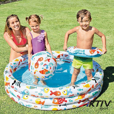 Felfújható pancsoló szett Intex Fishbowl