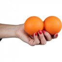 Dupla masszázs labda Aktivsport narancssárga