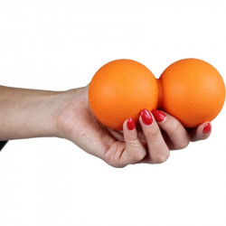 Dupla masszázs labda Aktivsport narancssárga