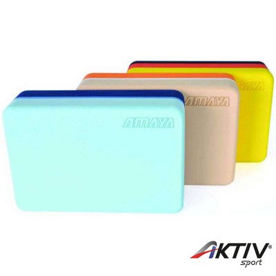 Jóga tégla Amaya Pro sárga-piros-fekete