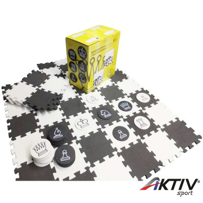 Sakk és dáma készlet puzzle táblával