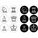 Sakk és dáma készlet puzzle táblával