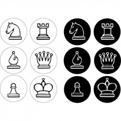 Sakk és dáma készlet puzzle táblával