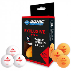 Ping-pong  labda Donic Exclusive 3 csillagos fehér-sárga Sportszer Donic
