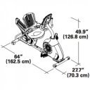 Háttámlás szobakerékpár Schwinn 570R