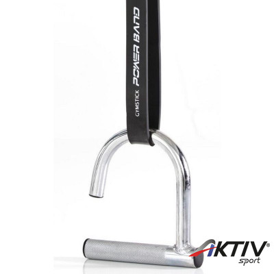 Acél fogantyú erősítő gumihurokhoz Gymstick