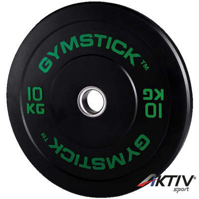 Gumírozott súlytárcsa Gymstick  Bumper Plate 10 kg