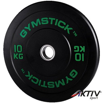 Gumírozott súlytárcsa Gymstick  Bumper Plate 10 kg