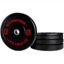 Gumírozott súlytárcsa Gymstick Bumper Plate 20 kg