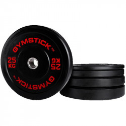 Gumírozott súlytárcsa Gymstick Bumper Plate 20 kg