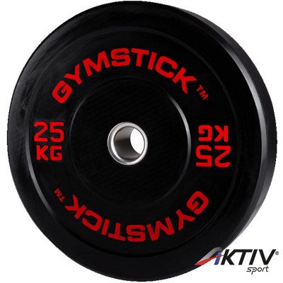 Gumírozott súlytárcsa Gymstick Bumper Plate 25 kg