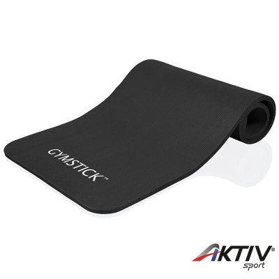 Fitnesz szőnyeg Gymstick Comfort fekete 160x60x1,5 cm