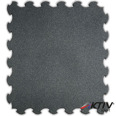 Puzzle szőnyeg Gymstick Pro 102,7x102,7x1,5 cm fekete-piros