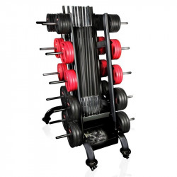 Súlyzótárcsa állvány 15 db Gymstick Pro tárcsához