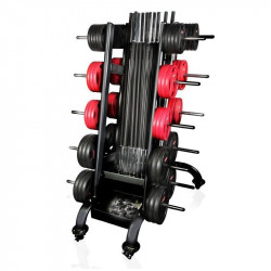 Súlyzótárcsa állvány 30 db Gymstick Pro tárcsához Fitness Gymstick