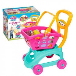 Candy bevásárlókocsi kiegészítőkkel Játék Dede