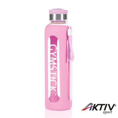 Üveg kulacs Gymstick 0,6 l rózsaszín