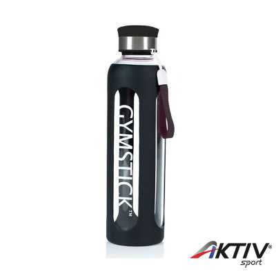 Üveg kulacs Gymstick 0,6 l fekete