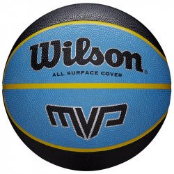 Kosárlabda Wilson MVP gumi 7-es méret fekete-kék Gyereknap Wilson
