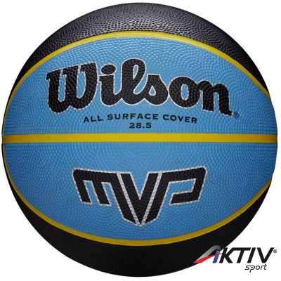 Kosárlabda Wilson MVP gumi 6-os méret fekete-kék
