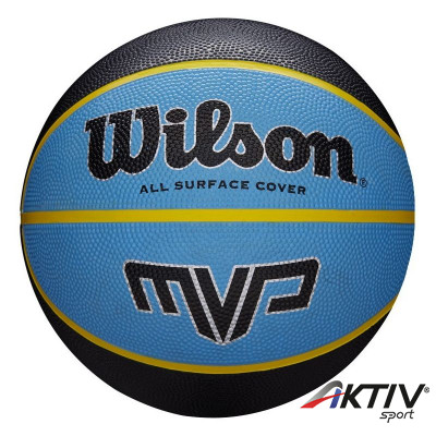Kosárlabda Wilson MINI MVP gumi 3-as méret fekete-kék