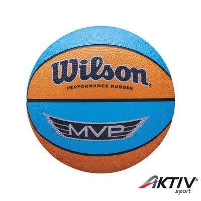 Kosárlabda Wilson MINI MVP gumi 3-as méret kék-narancs