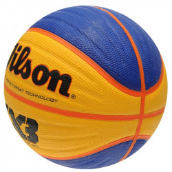 Kosárlabda Wilson Replica FIBA 3X3 gumi 6-os méret sárga-kék