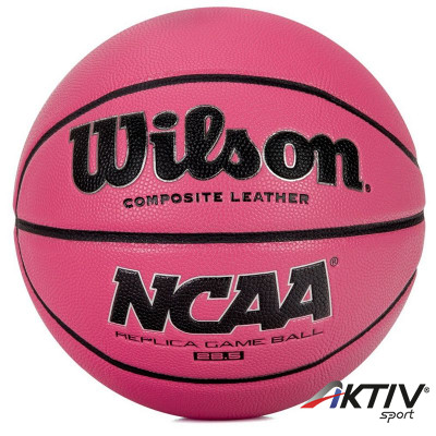 Kosárlabda Wilson NCAA Replica 6-os méret rózsaszín