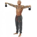 Kettlebell Trendy fekete-króm 4 kg