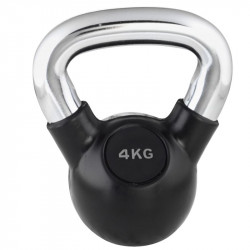 Kettlebell Trendy fekete-króm 4 kg Fitness Trendy