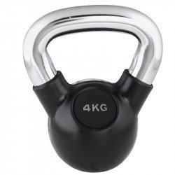 Kettlebell Trendy fekete-króm 4 kg Fitness Trendy