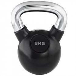 Kettlebell Trendy fekete-króm 6 kg Fitness Trendy