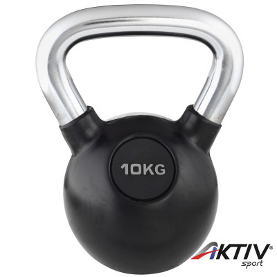Kettlebell Trendy fekete-króm 10 kg