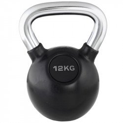 Kettlebell Trendy fekete-króm 12 kg Fitness Trendy