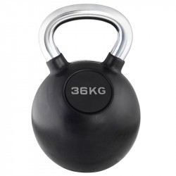 Kettlebell Trendy fekete-króm 36 kg Fitness Trendy