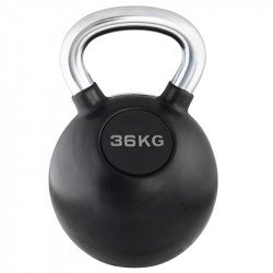 Kettlebell Trendy fekete-króm 36 kg Fitness Trendy
