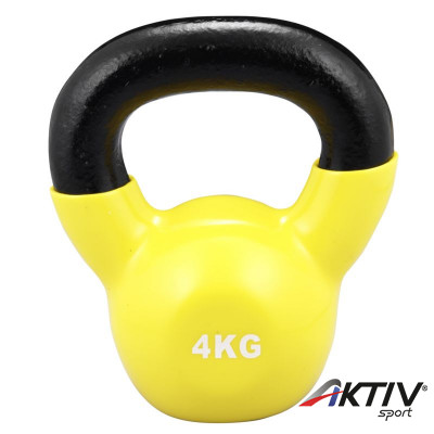Kettlebell Trendy sárga-fekete 4 kg