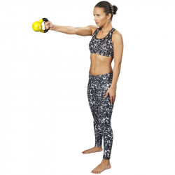 Kettlebell Trendy sárga-fekete 4 kg