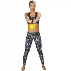 Kettlebell Trendy sárga-fekete 4 kg