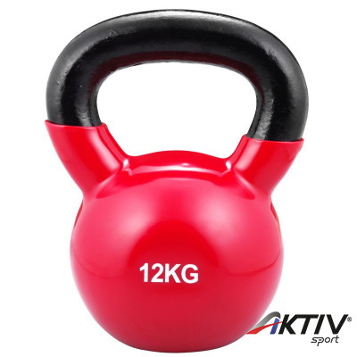 Kettlebell Trendy piros-fekete 12 kg