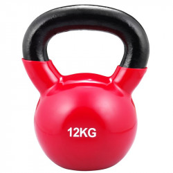 Kettlebell Trendy piros-fekete 12 kg Fitness Trendy