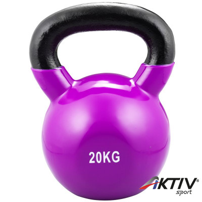 Kettlebell Trendy lila-fekete 20 kg