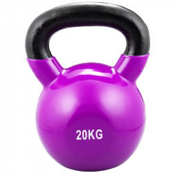 Kettlebell Trendy lila-fekete 20 kg BLACK WEEK Trendy
