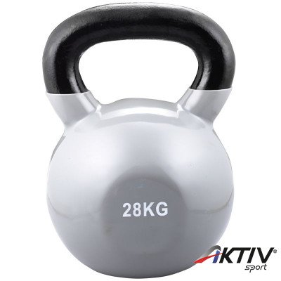Kettlebell Trendy szürke-fekete 28 kg